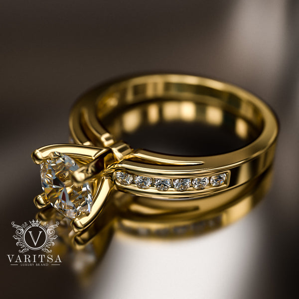 1.2ct Brilliant Diamond Gold Engagement RIng - 01US26